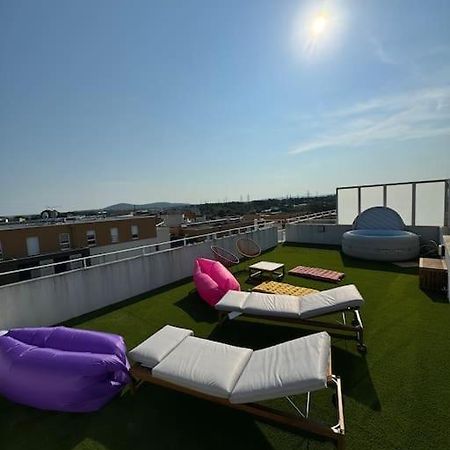 Luxueux 5 Pc, Jacuzzi, Rooftop, Terrasse, Clim Montpellier Exteriör bild
